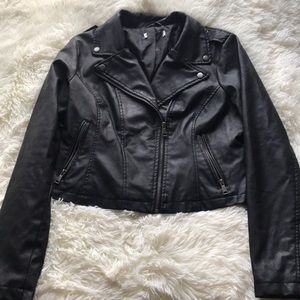 Faux Leather Jacket